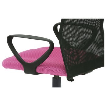 Kancelárska stolička FRESH ružová/čierna 7