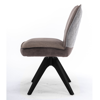 Jedálenská stolička FRESNO II hnedá/sivá 3