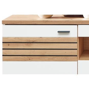 Komoda FRESNO matná biela/dub artisan 3