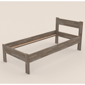 Posteľ FRIDA I buk/sivá, 100x200 cm 2