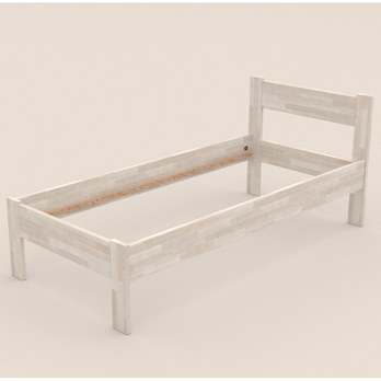 Posteľ FRIDA I buk/biela, 100x200 cm 2