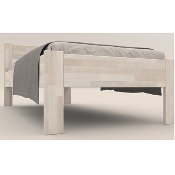 Posteľ FRIDA I buk/biela, 100x200 cm 3