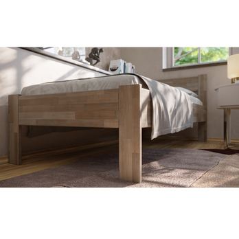 Posteľ FRIDA I buk/sivá, 80x200 cm 6