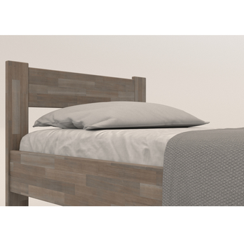 Posteľ FRIDA I buk/sivá, 100x200 cm 4