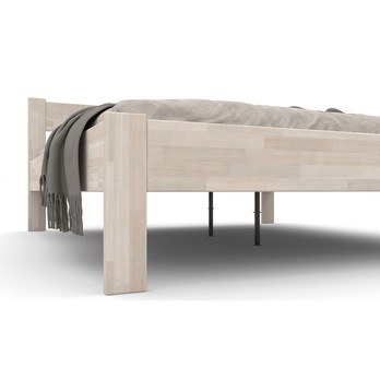 Posteľ FRIDA II buk/biela, 140x200 cm 4