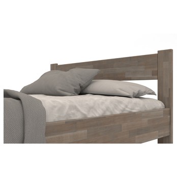 Posteľ FRIDA II buk/sivá, 140x200 cm 3