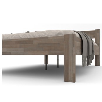 Posteľ FRIDA II buk/sivá, 140x200 cm 4