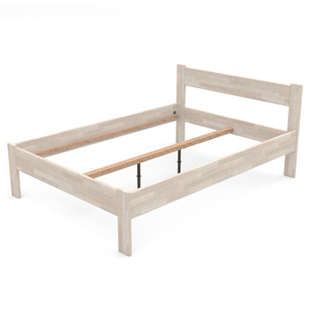 Posteľ FRIDA II buk/biela, 140x200 cm 2