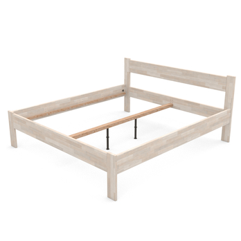 Posteľ FRIDA II buk/biela, 160x200 cm 2