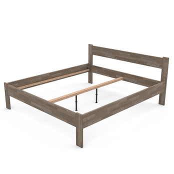 Posteľ FRIDA II buk/sivá, 160x200 cm 2