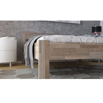 Posteľ FRIDA II buk/sivá, 160x200 cm 5