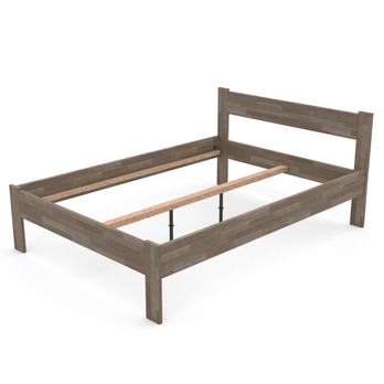 Posteľ FRIDA II buk/sivá, 140x200 cm 2