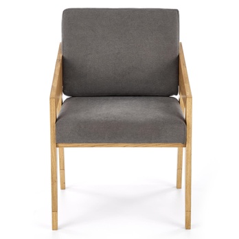 Jedálenská stolička FRIIDUM tmavosivá/prírodná 2