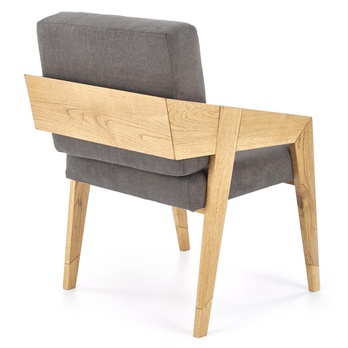 Jedálenská stolička FRIIDUM tmavosivá/prírodná 6