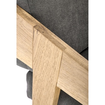 Jedálenská stolička FRIIDUM tmavosivá/prírodná 9