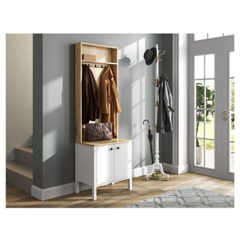 Predsieňová zostava FRNO 1 prírodná/biela 1