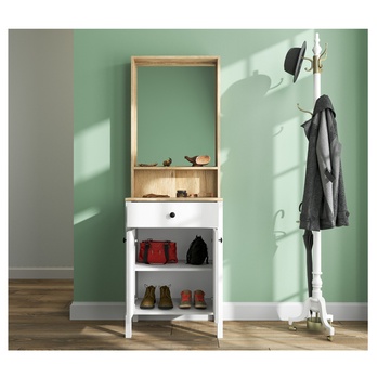 Predsieňová zostava FRNO 2 prírodná/biela 2