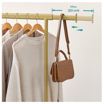 Stojan na šaty FROOS zlatá 2