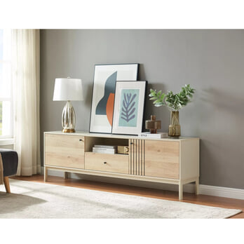 TV stolík FRUST 10 biela/dub alpský 1