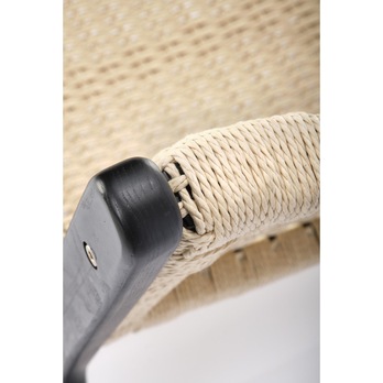 Kreslo FUDIN čierna/prírodná 9