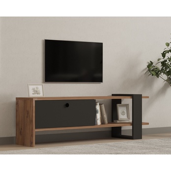 TV komoda FUNDA dub/antracitová 1