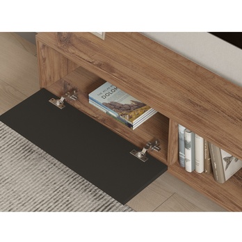 TV komoda FUNDA dub/antracitová 4