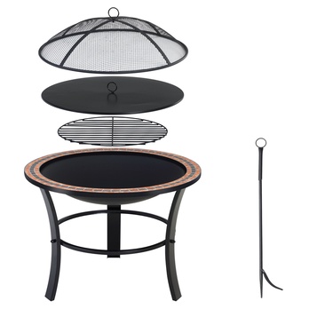 Ohnisko FUOCO čierna 2