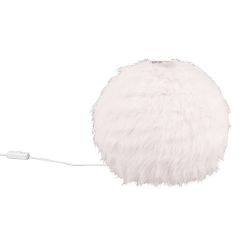 Stolná lampa FURRY biela 1