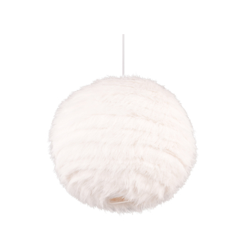 Závesné svietidlo FURRY biela, hĺbka 35 cm 3