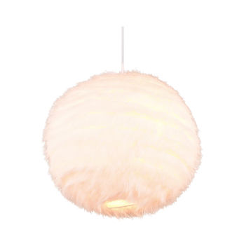 Závesné svietidlo FURRY biela, hĺbka 35 cm 5