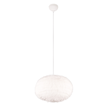 Závesné svietidlo FURRY biela, hĺbka 50 cm 1