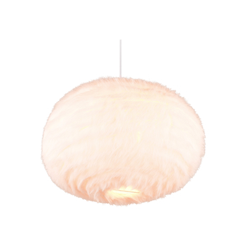 Závesné svietidlo FURRY biela, hĺbka 50 cm 2