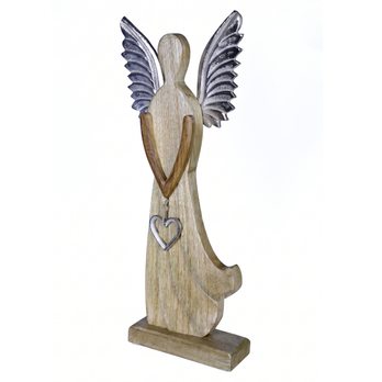 Drevený anjel GABRIEL výška 36 cm 2