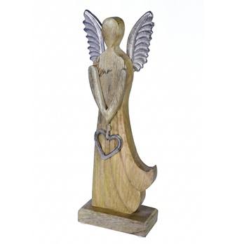 Drevený anjel GABRIEL výška 45 cm 2