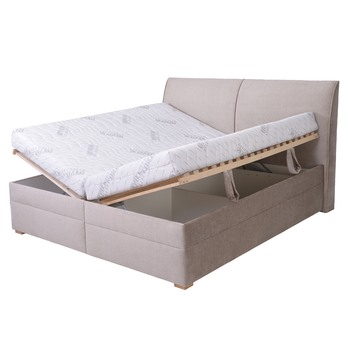 Posteľ GALA XL béžová, 180x200 cm, bez matraca 1