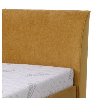 Posteľ GALA XL horčicová, 180x200 cm, bez matraca 6