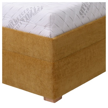 Posteľ GALA XL horčicová, 180x200 cm, bez matraca 7