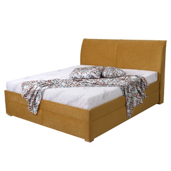 Posteľ GALA XL horčicová, 180x200 cm, bez matraca 2