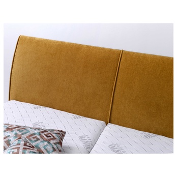 Posteľ GALA XL horčicová, 180x200 cm, bez matraca 4