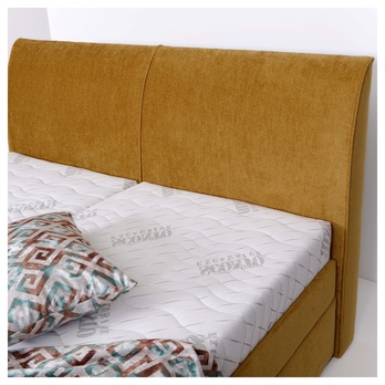 Posteľ GALA XL horčicová, 180x200 cm, bez matraca 5