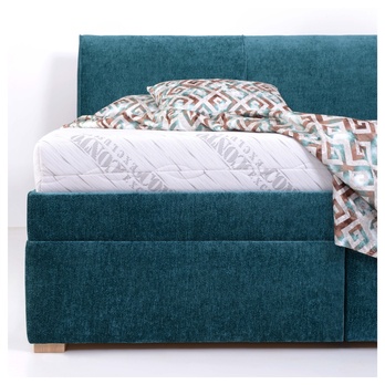Posteľ GALA XL petrolejová, 180x200 cm, bez matraca 3