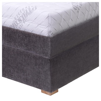 Posteľ GALA sivá, 160x200 cm, bez matraca 8