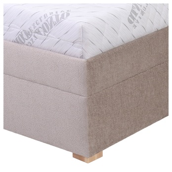 Posteľ GALA béžová, 160x200 cm, bez matraca 8