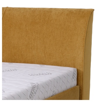 Posteľ GALA horčicová, 160x200 cm, bez matraca 7