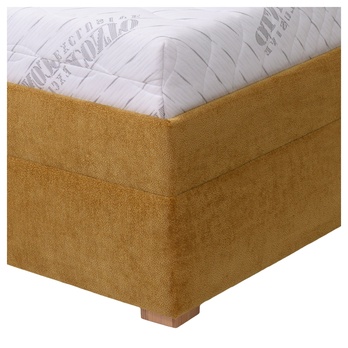 Posteľ GALA horčicová, 160x200 cm, bez matraca 8