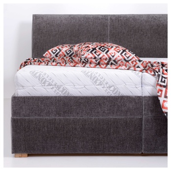 Posteľ GALA sivá, 160x200 cm, bez matraca 3