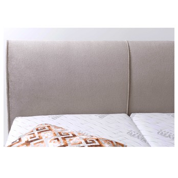 Posteľ GALA béžová, 160x200 cm, bez matraca 5