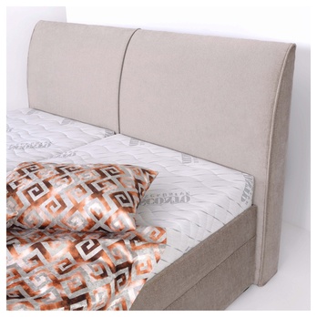 Posteľ GALA béžová, 160x200 cm, bez matraca 6