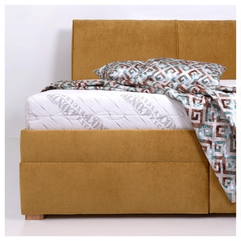 Posteľ GALA horčicová, 160x200 cm, bez matraca 3