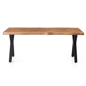 Jedálenský stôl GALA orech/čierna 2